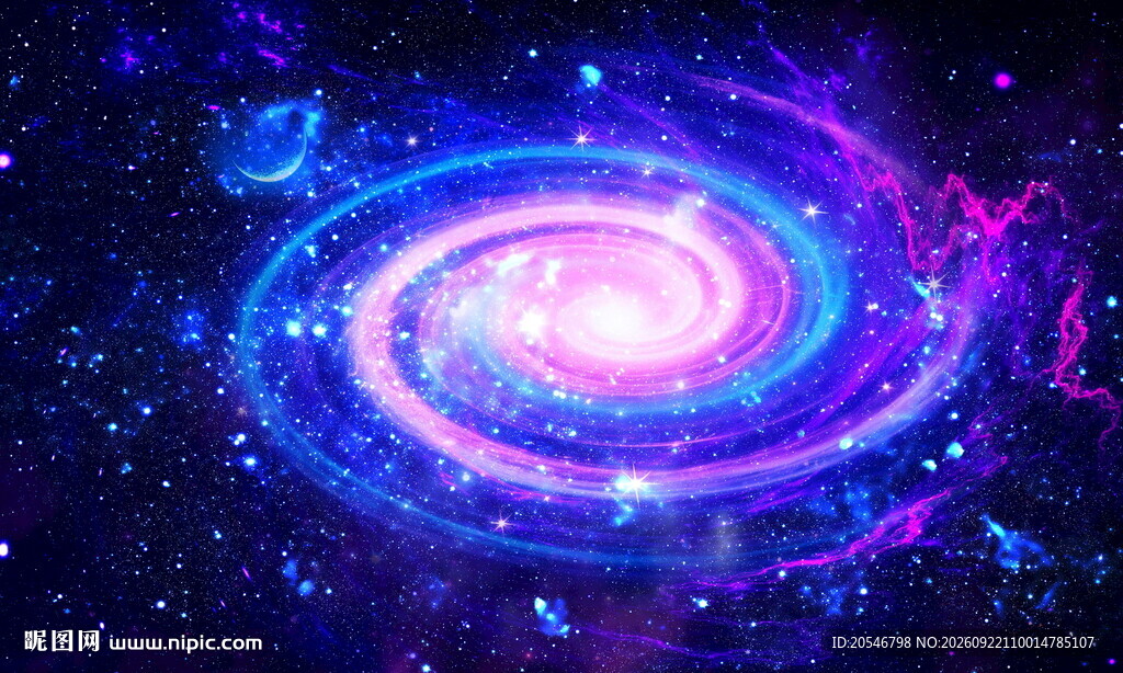 唯美梦幻炫彩宇宙星空背景