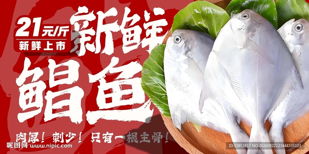 新鲜鲳鱼