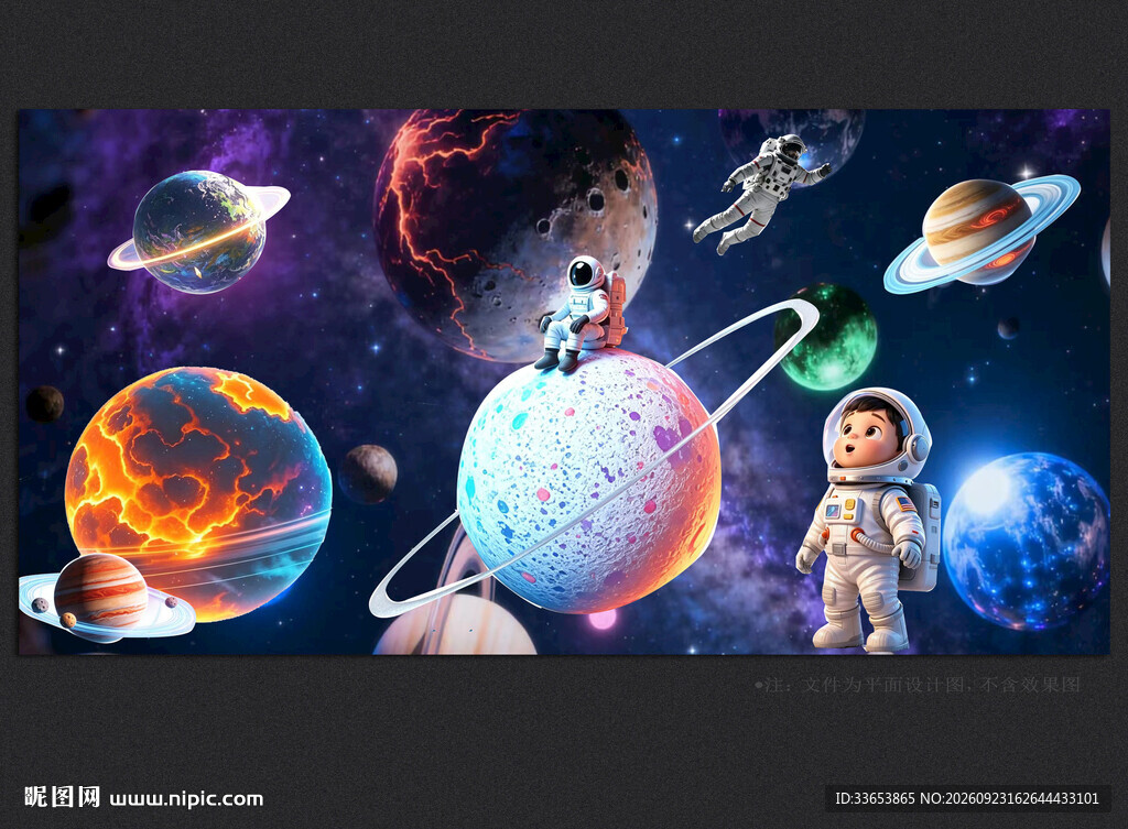 瀚航星空外太空星球宇宙银河背景