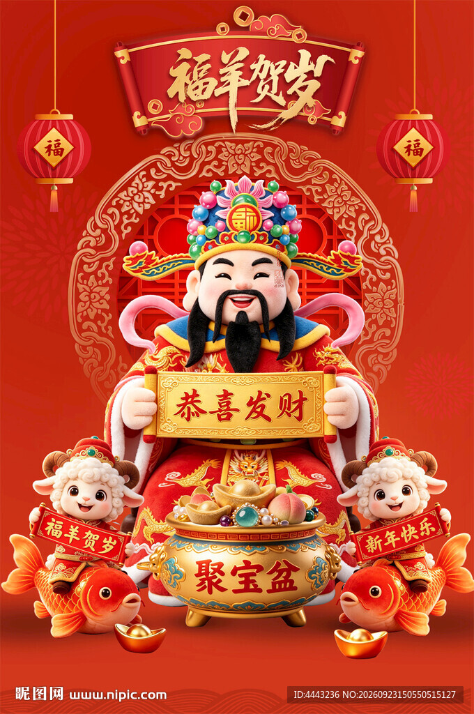 2027羊年财神