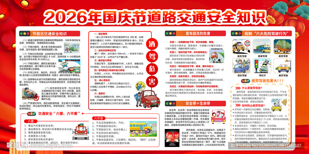 2026年国庆节交通安全知识