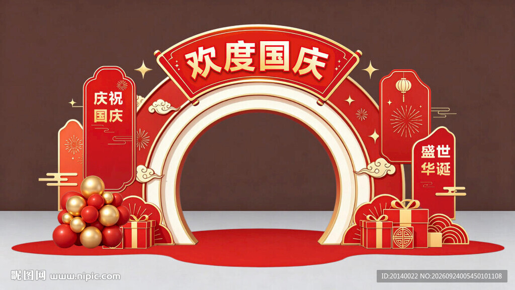 国庆门头