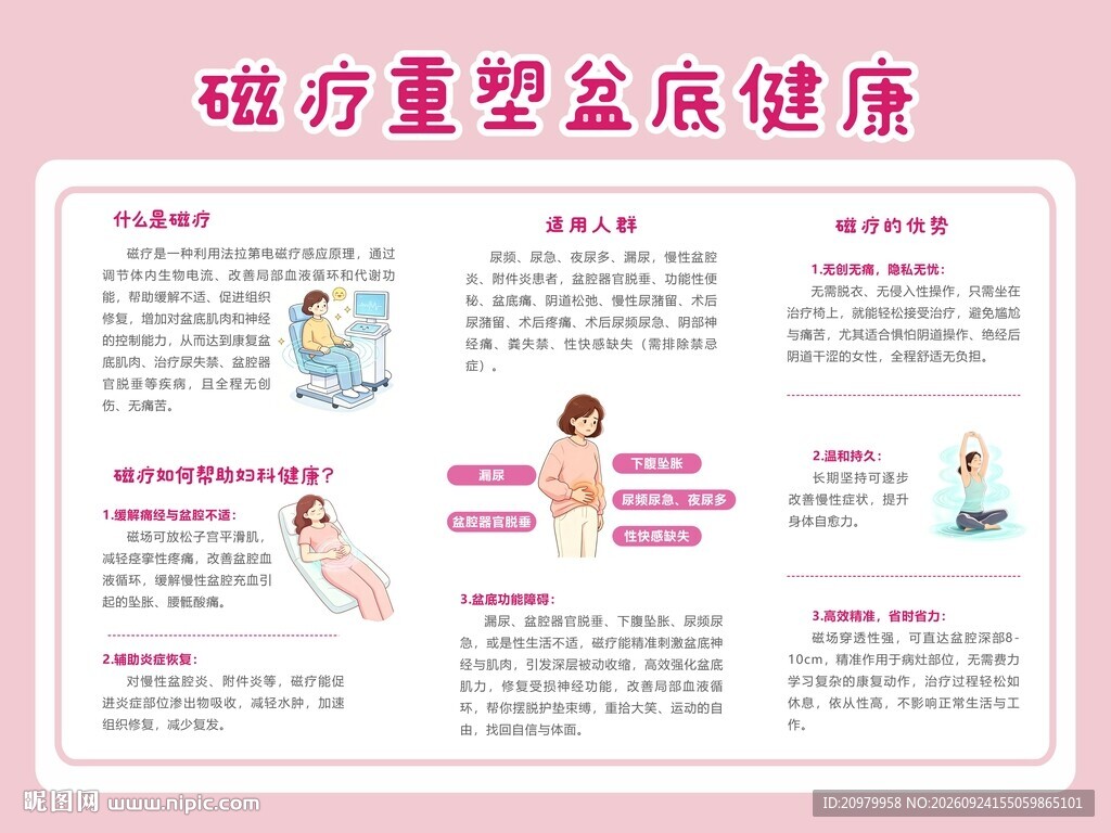 磁疗重塑盆底健康