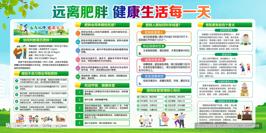 预防肥胖