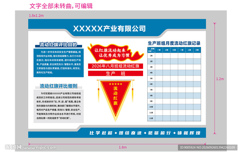 企业安全生产宣传栏