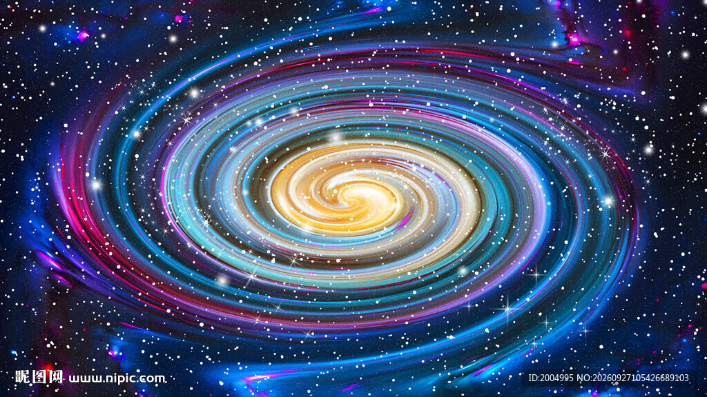 彩色宇宙旋涡太空星空吊顶