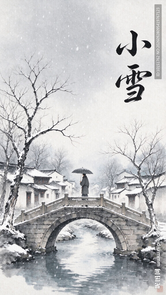 小雪手机海报