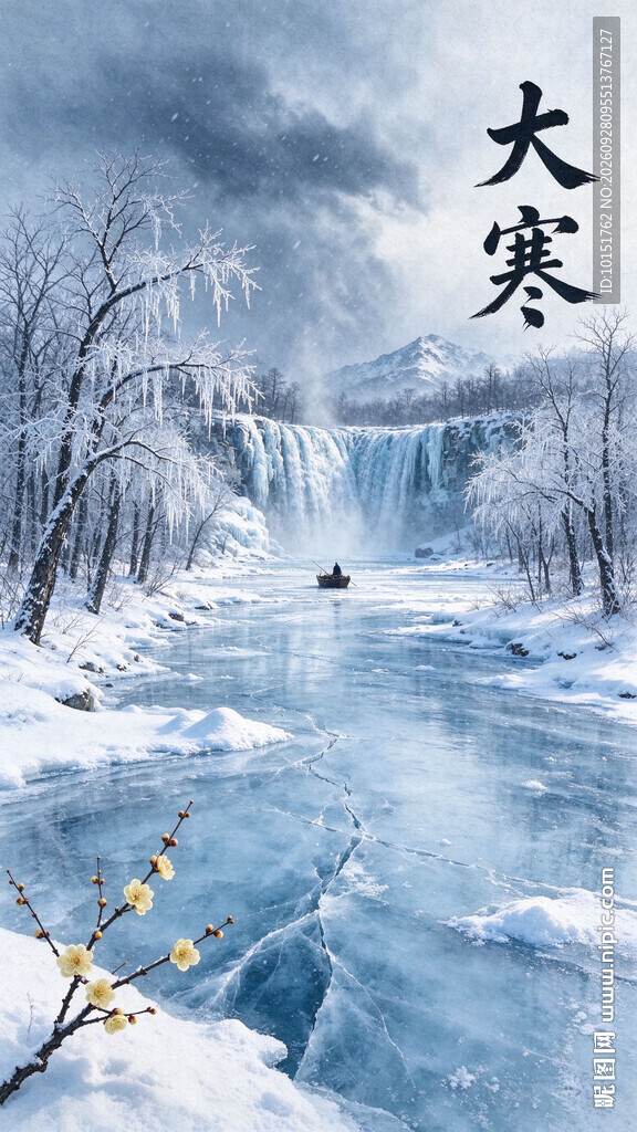 大寒手机海报