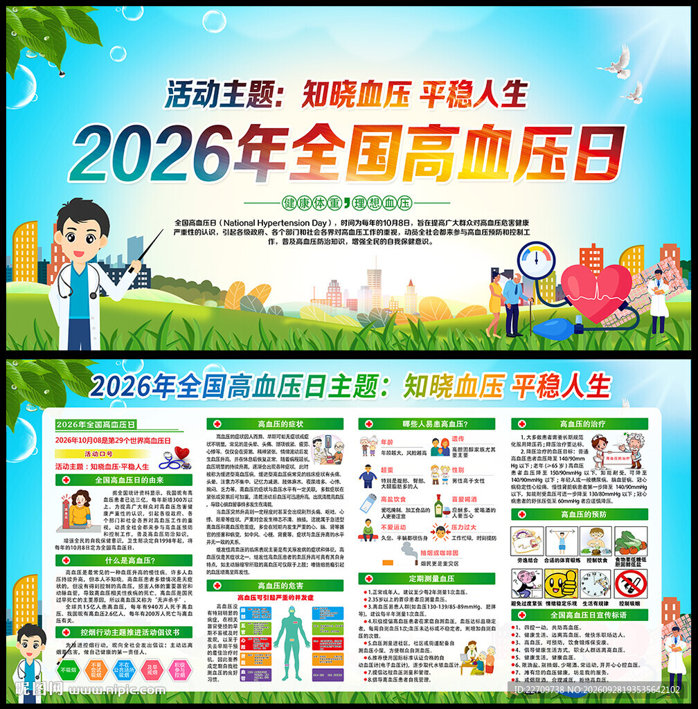 2026全国高血压日宣传栏