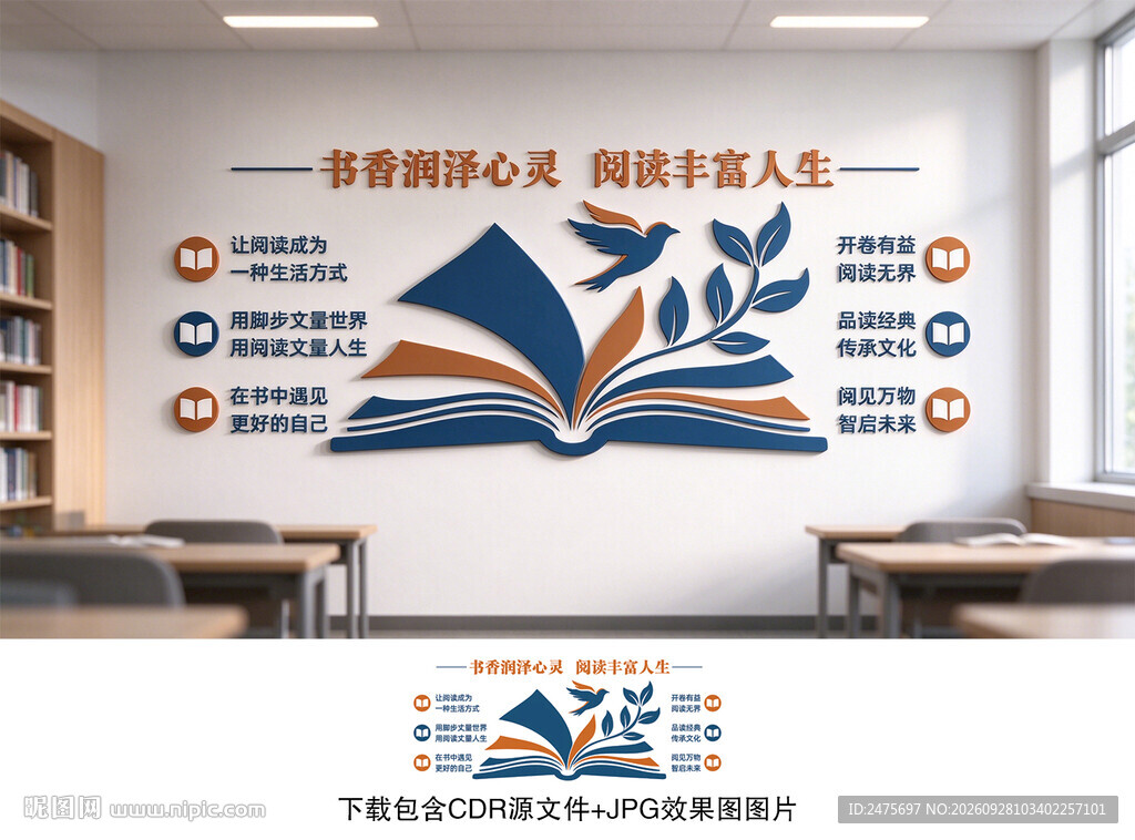 阅读文化墙