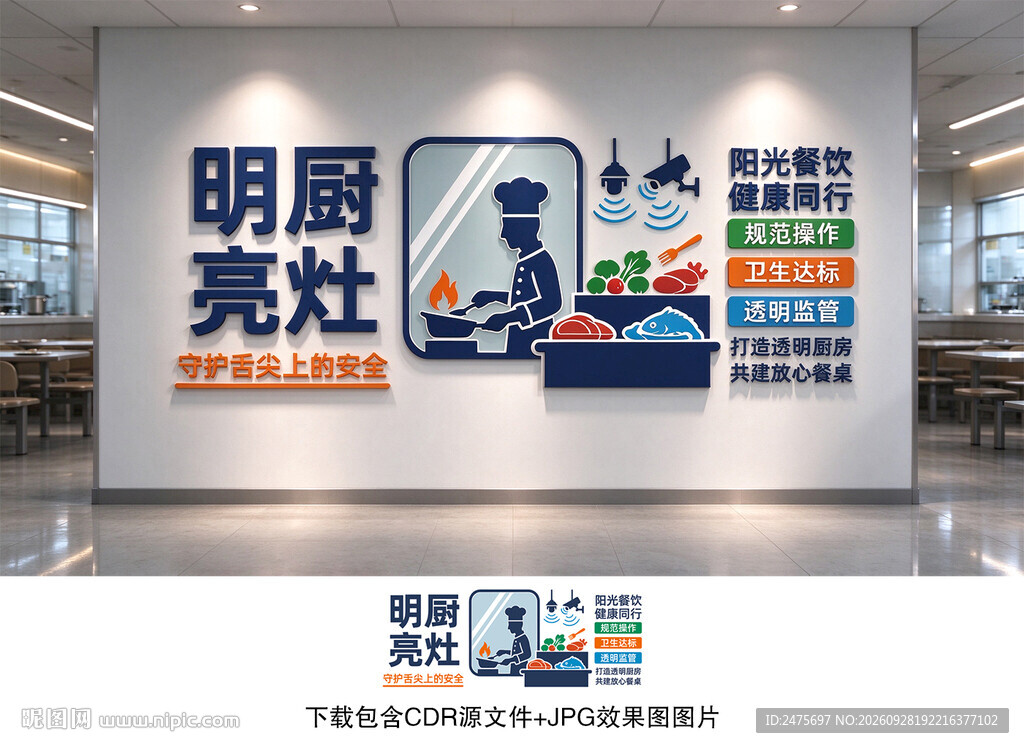 食堂文化墙