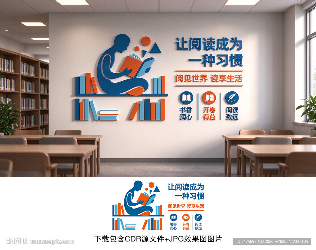 阅读文化墙