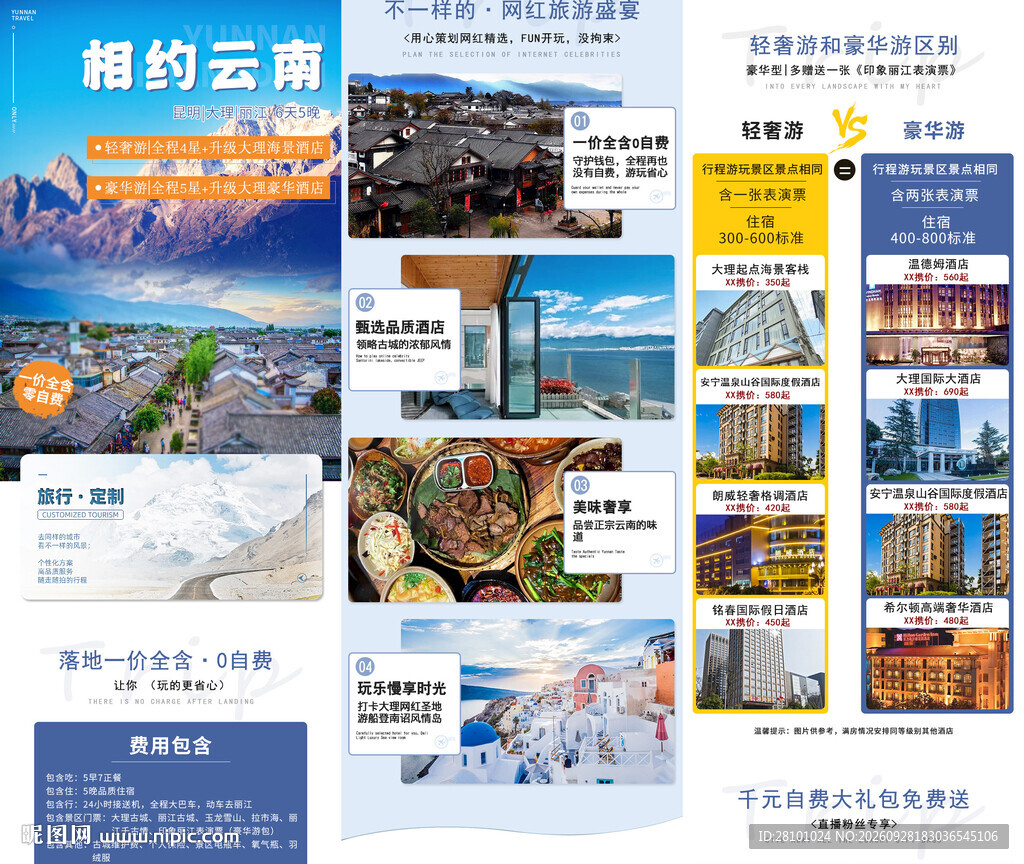 相约云南旅游宣传海报