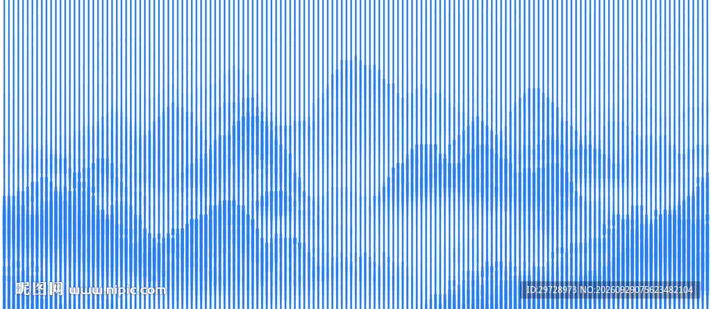 中式线条山水画