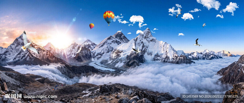 高原雪山