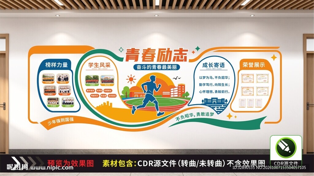 青春励志文化墙