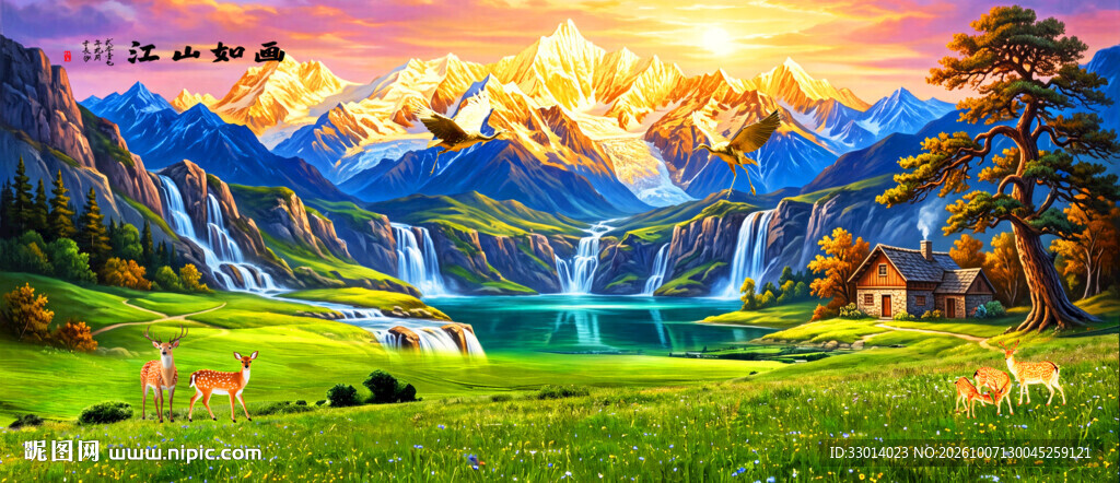 日照金山