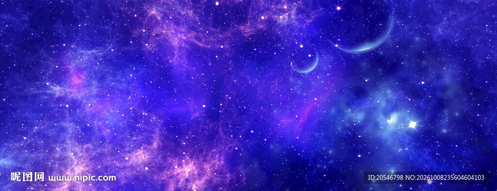璀璨星空背景图
