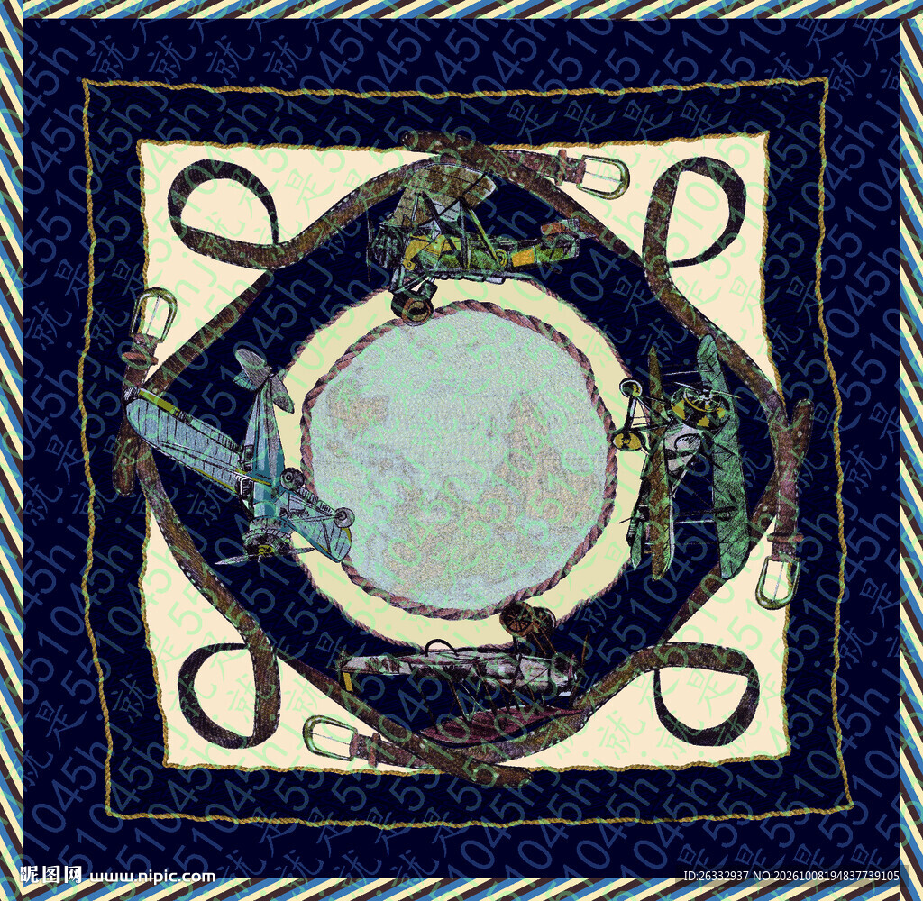 复古花纹