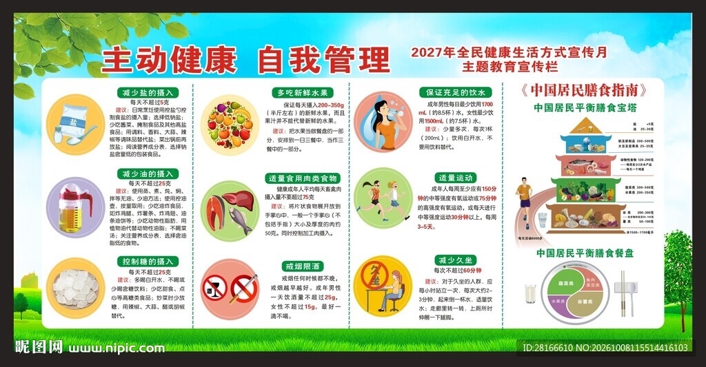 全民健康生活方式宣传月