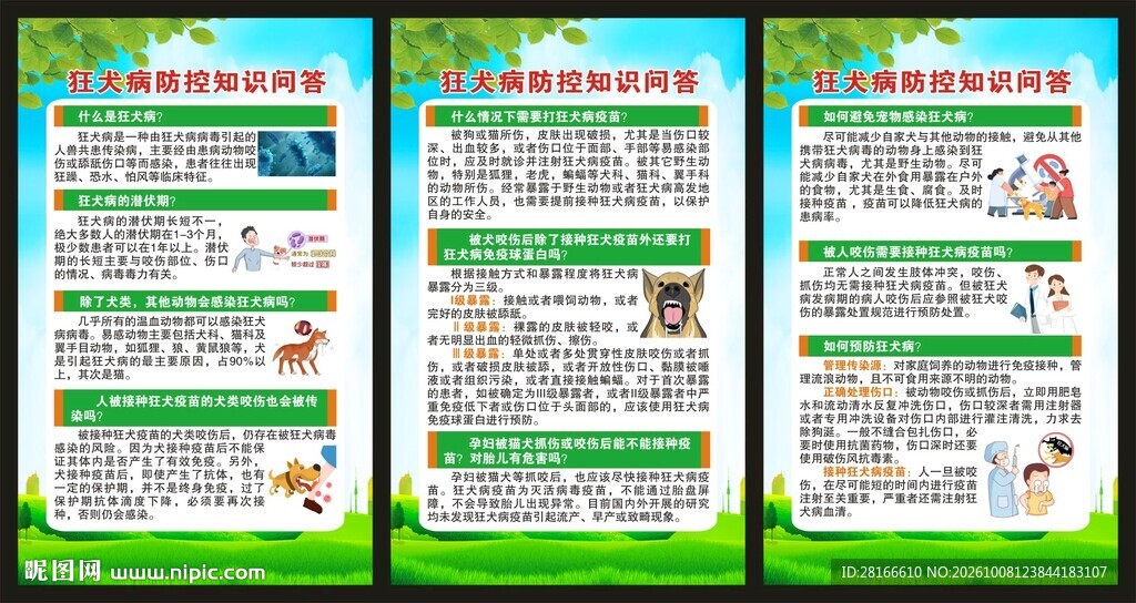 世界狂犬病日展板