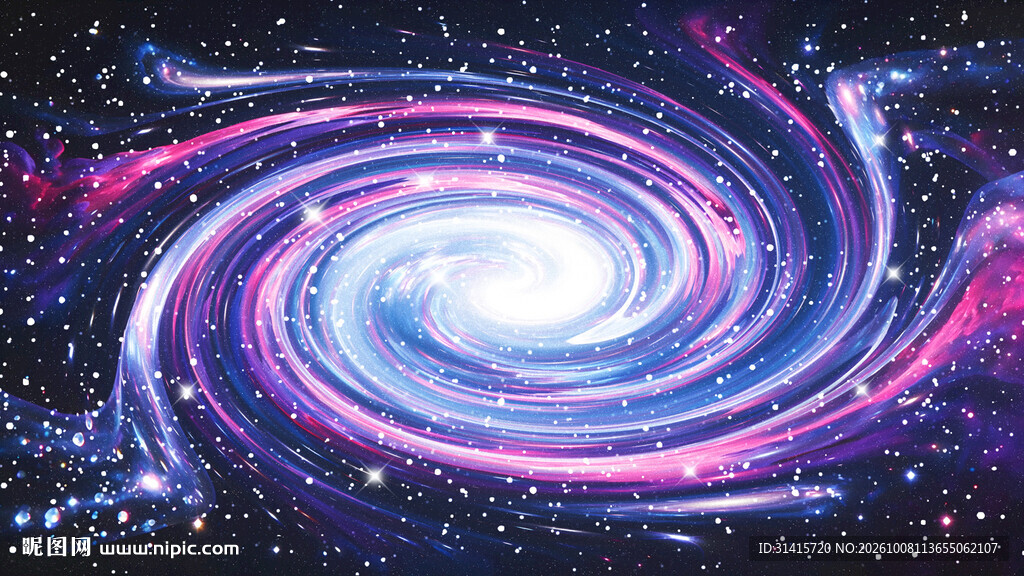 炫彩旋涡星空