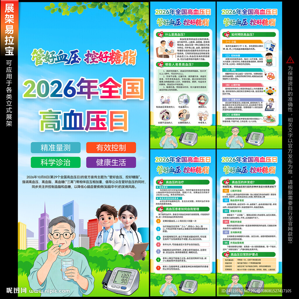 2026年全国高血压日展架