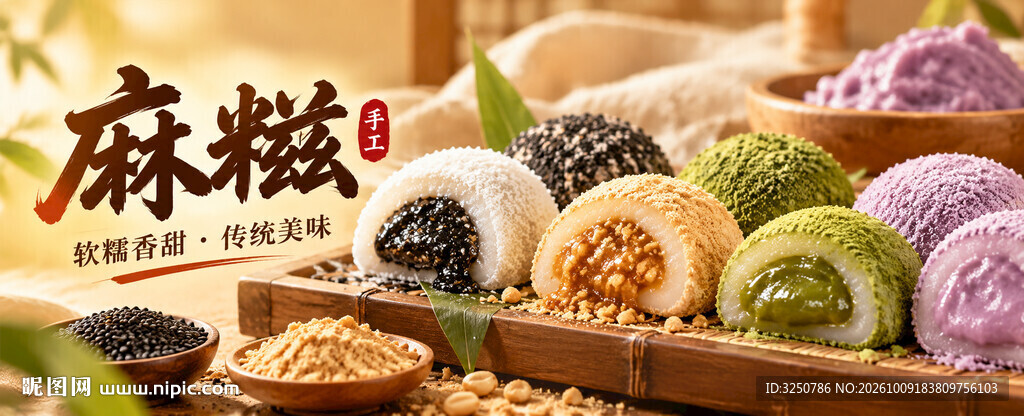 麻糍特色美食