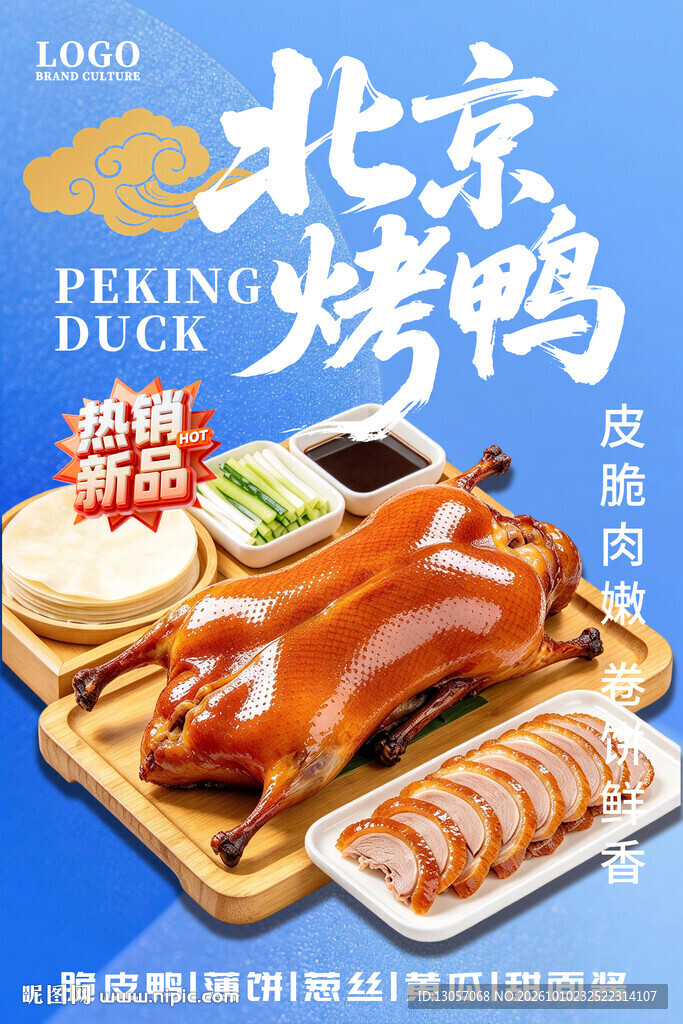 北京烤鸭宣传海报