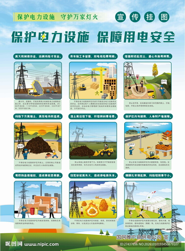 电力设施保护 挂图