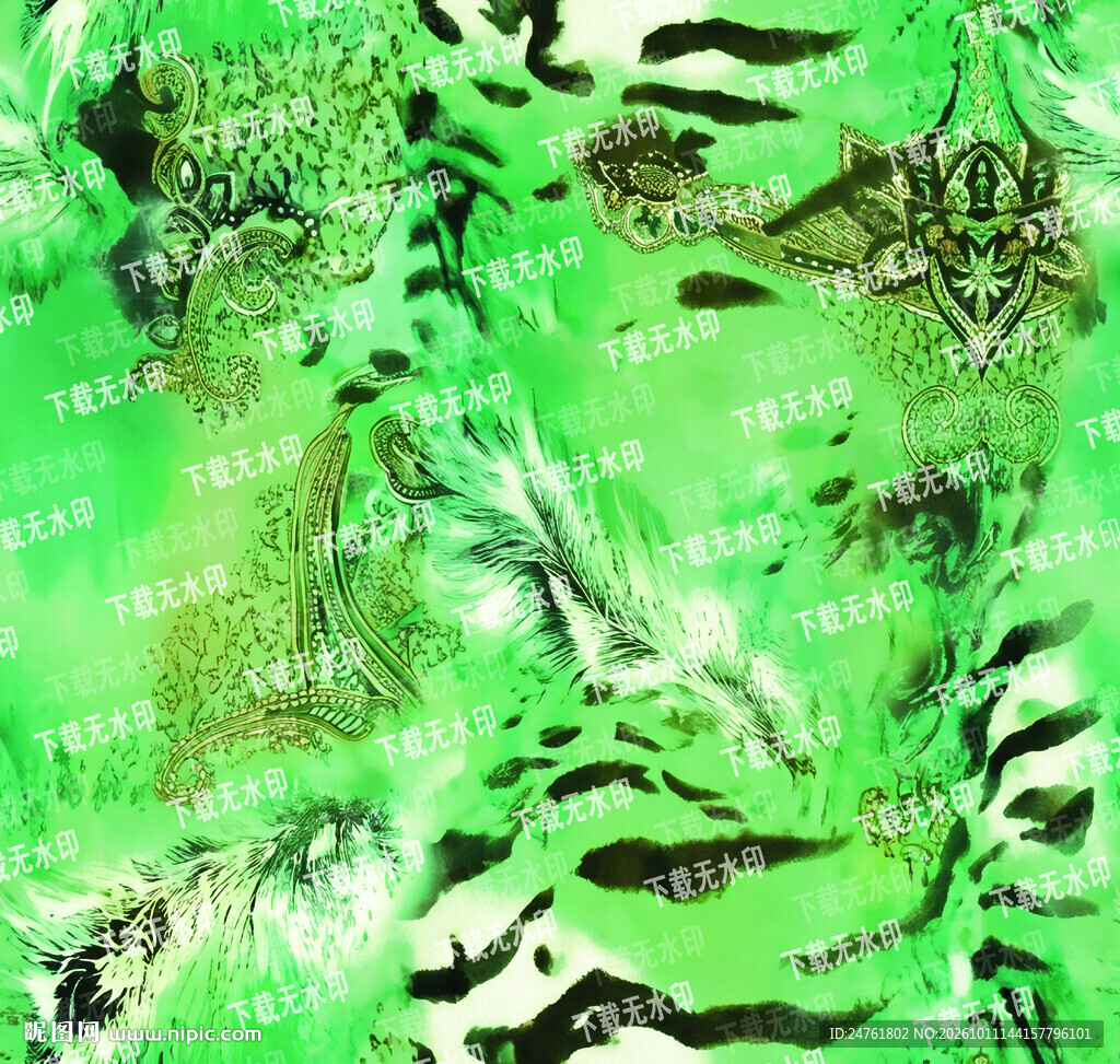 抽象斑马纹