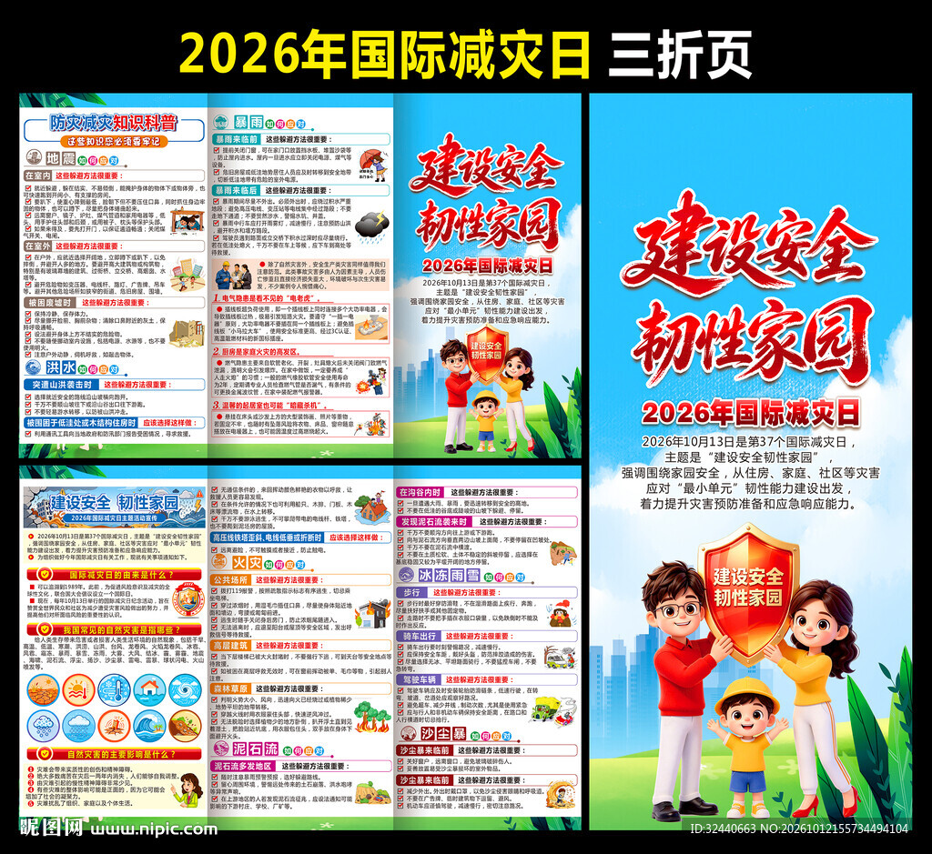 国际减灾日折页2026