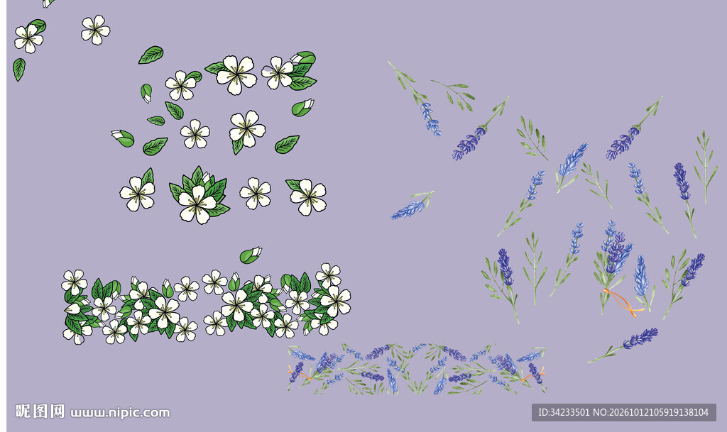 茉莉 薰衣草