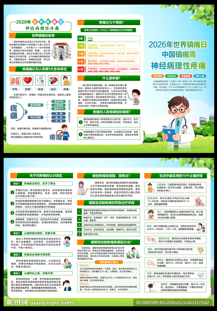 2026年中国镇痛周三折页