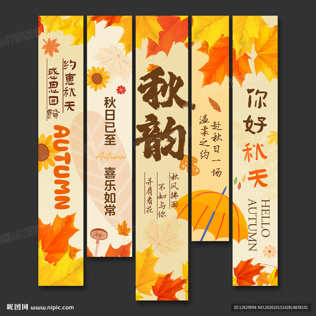 秋天挂布
