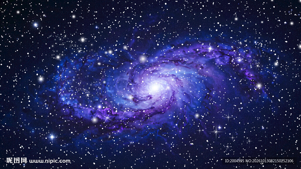 蓝紫色星空