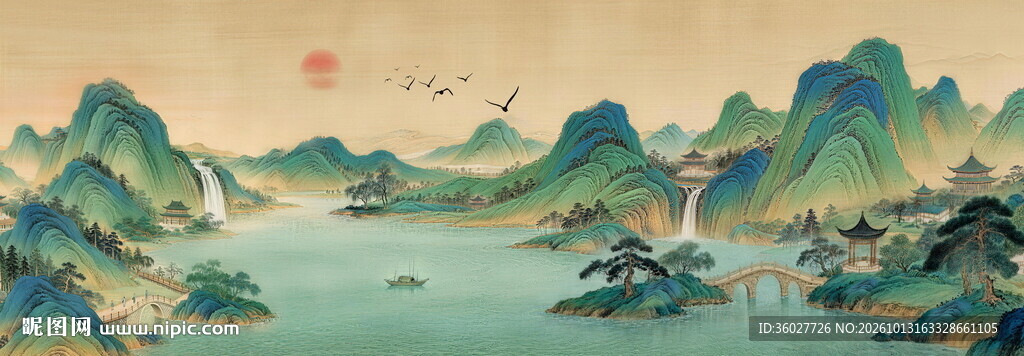 千里江山图