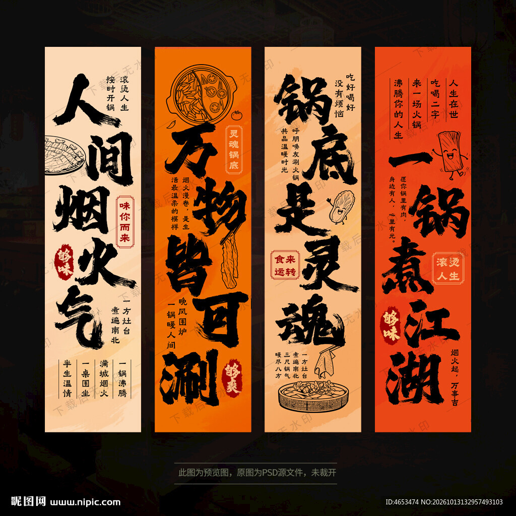 火锅文化墙