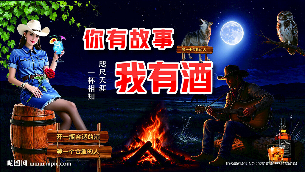 酒吧主题海报