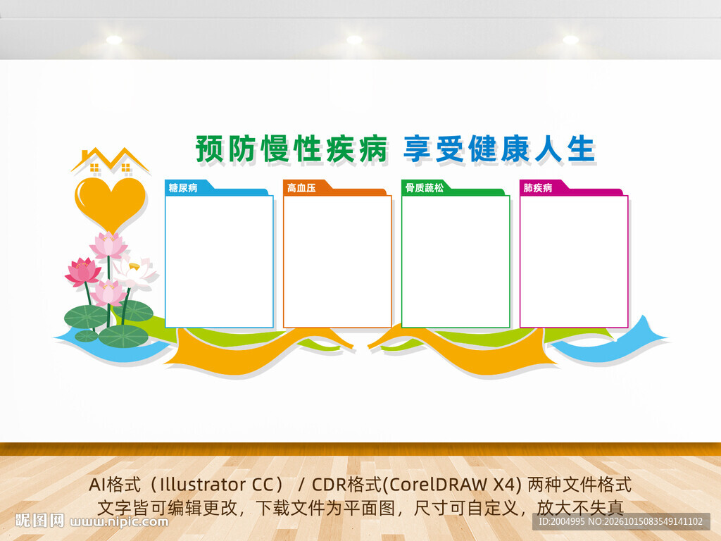预防慢性病健康宣传栏