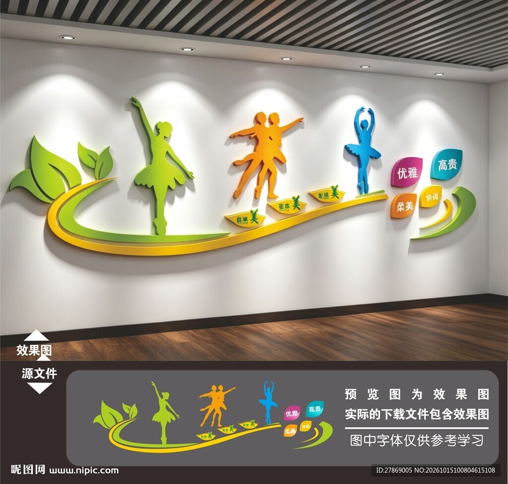 舞蹈文化墙