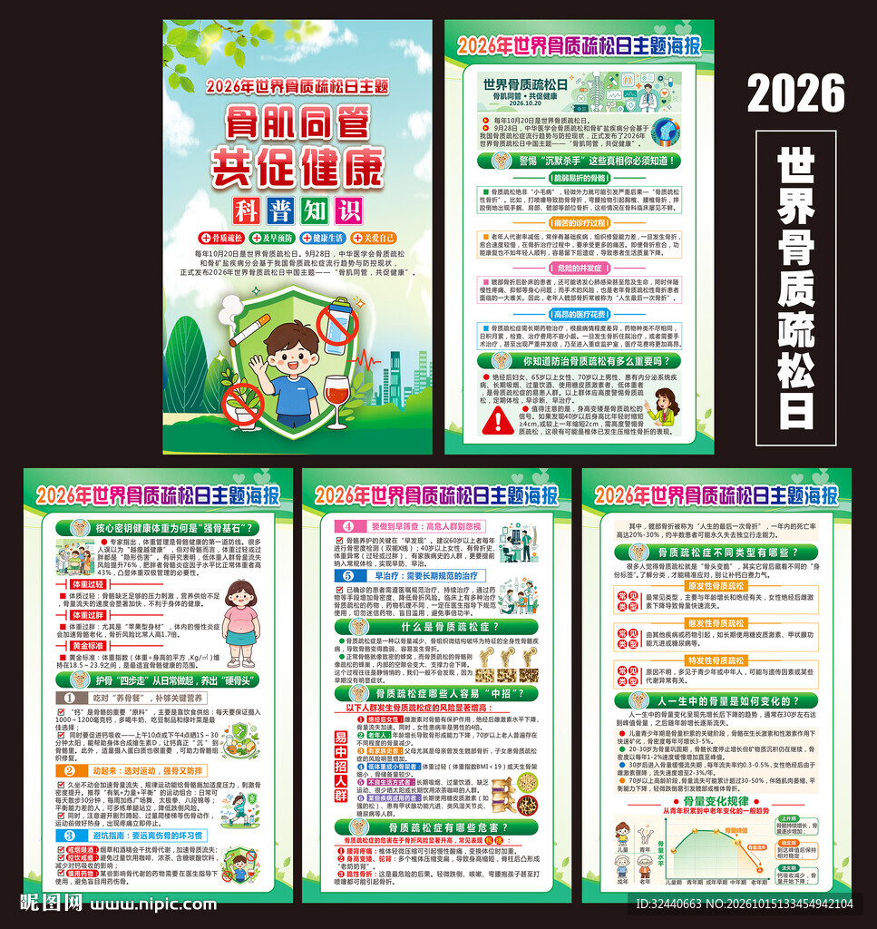 2026世界骨质疏松日海报