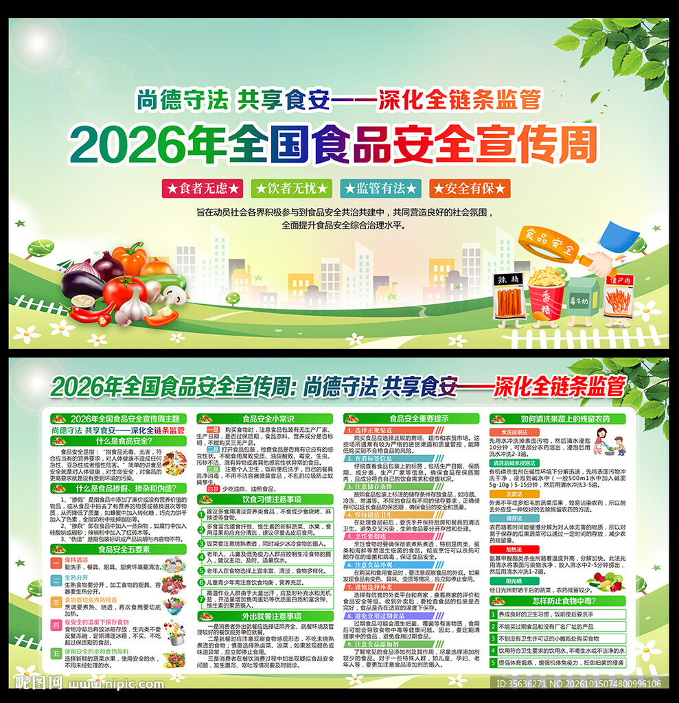 食品安全海报