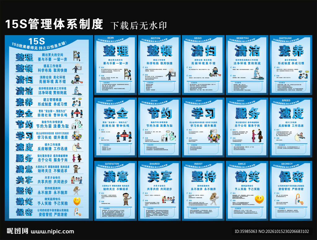 15S管理体系制度