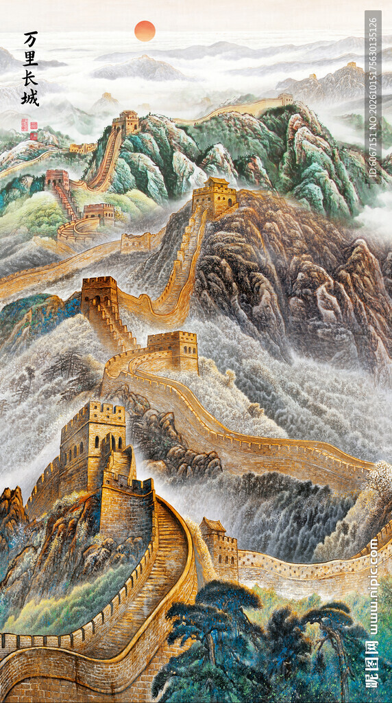 长城玄关装饰画