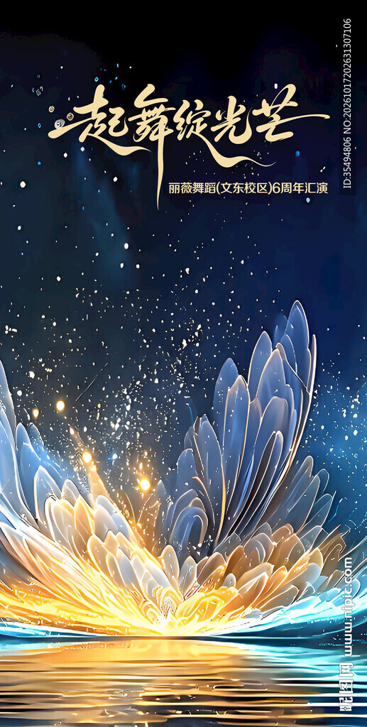 起舞的光芒主题海报