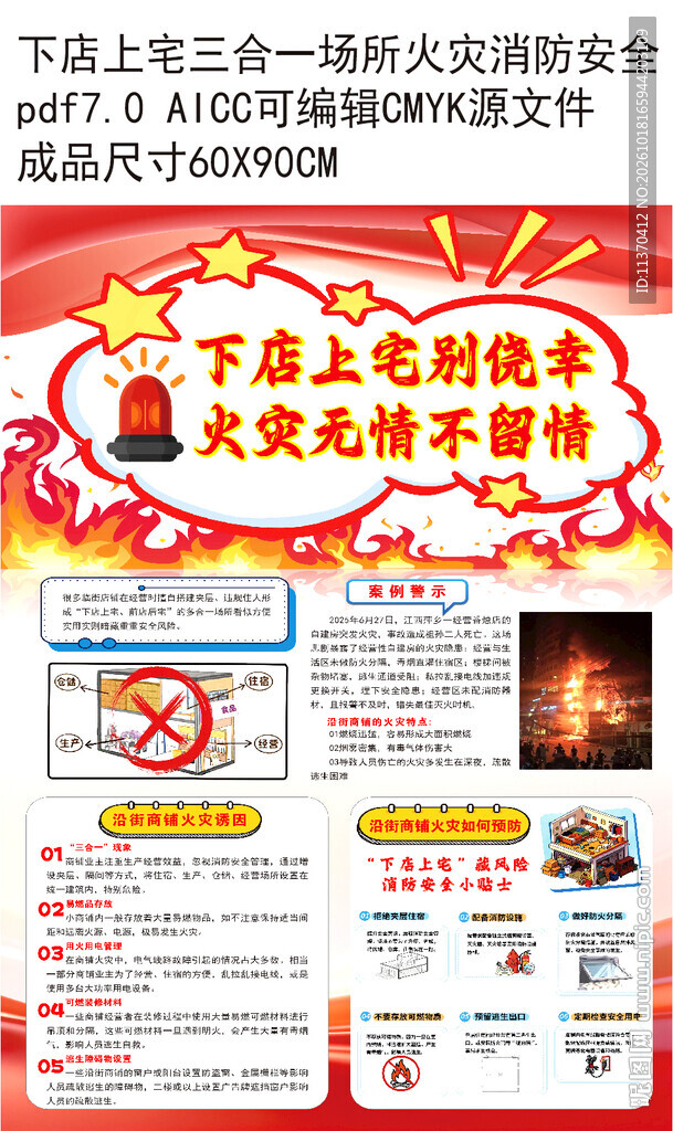 下店上宅消防安全宣传