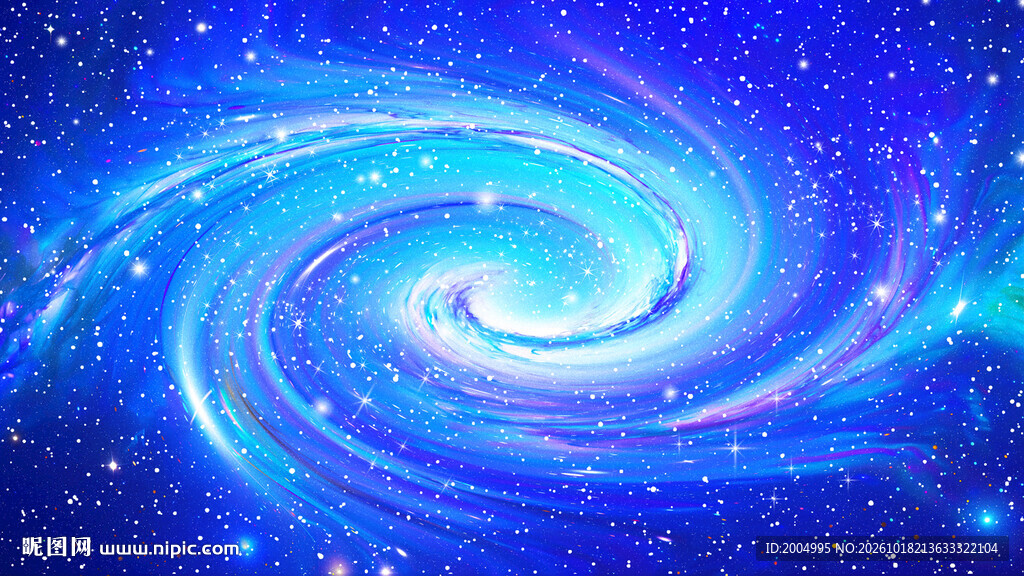 蓝色宇宙太空星空