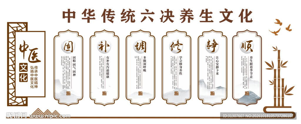 中医六决养生文化