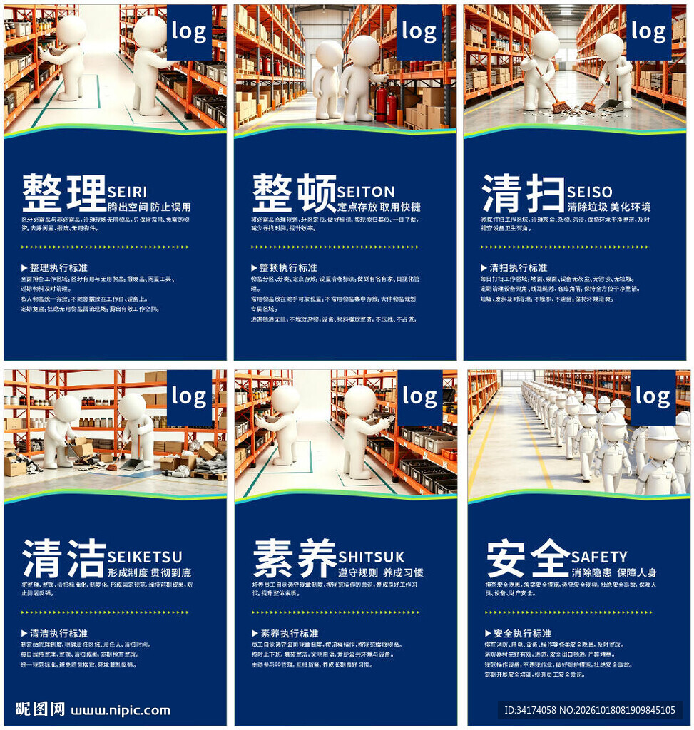 6S管理展板